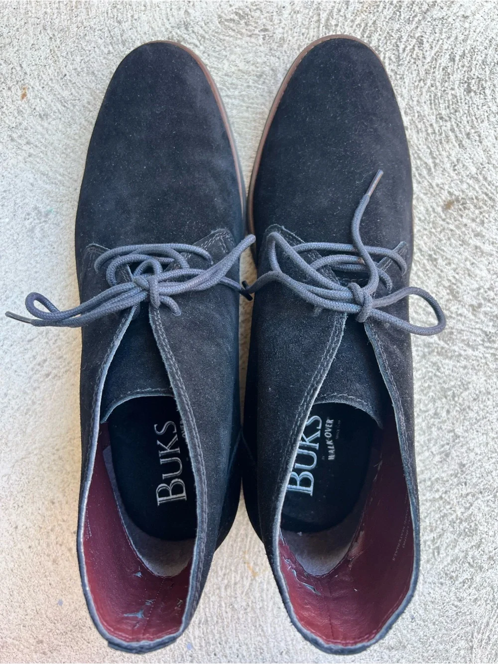 BUKS by Walk-Over Wallen Black Suede Chukka Boots Men’s 13M – Never Worn